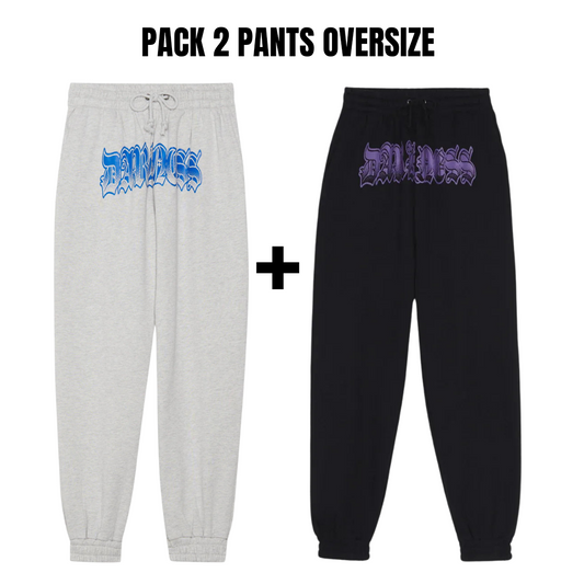 PACK 2 PANTS OVERSIZE 2025