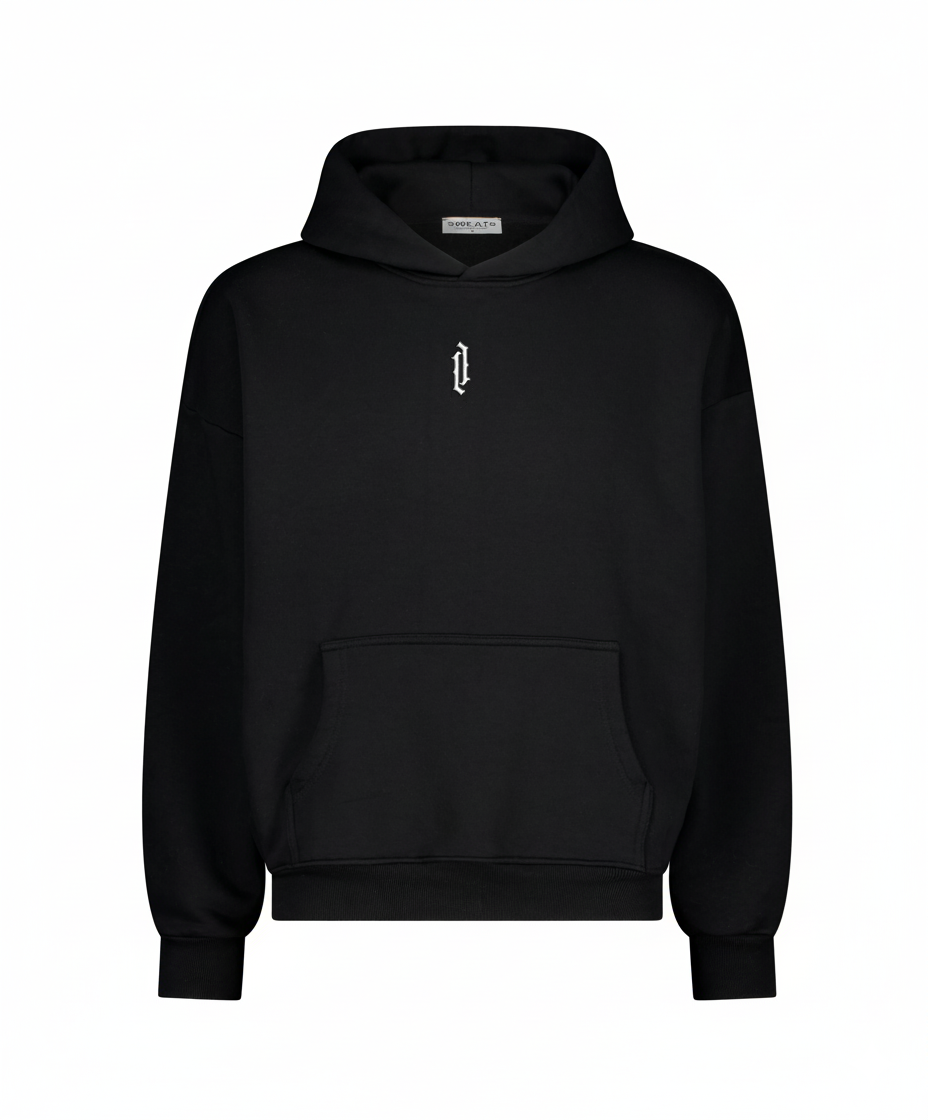 OVER-HOODIE -BLACK