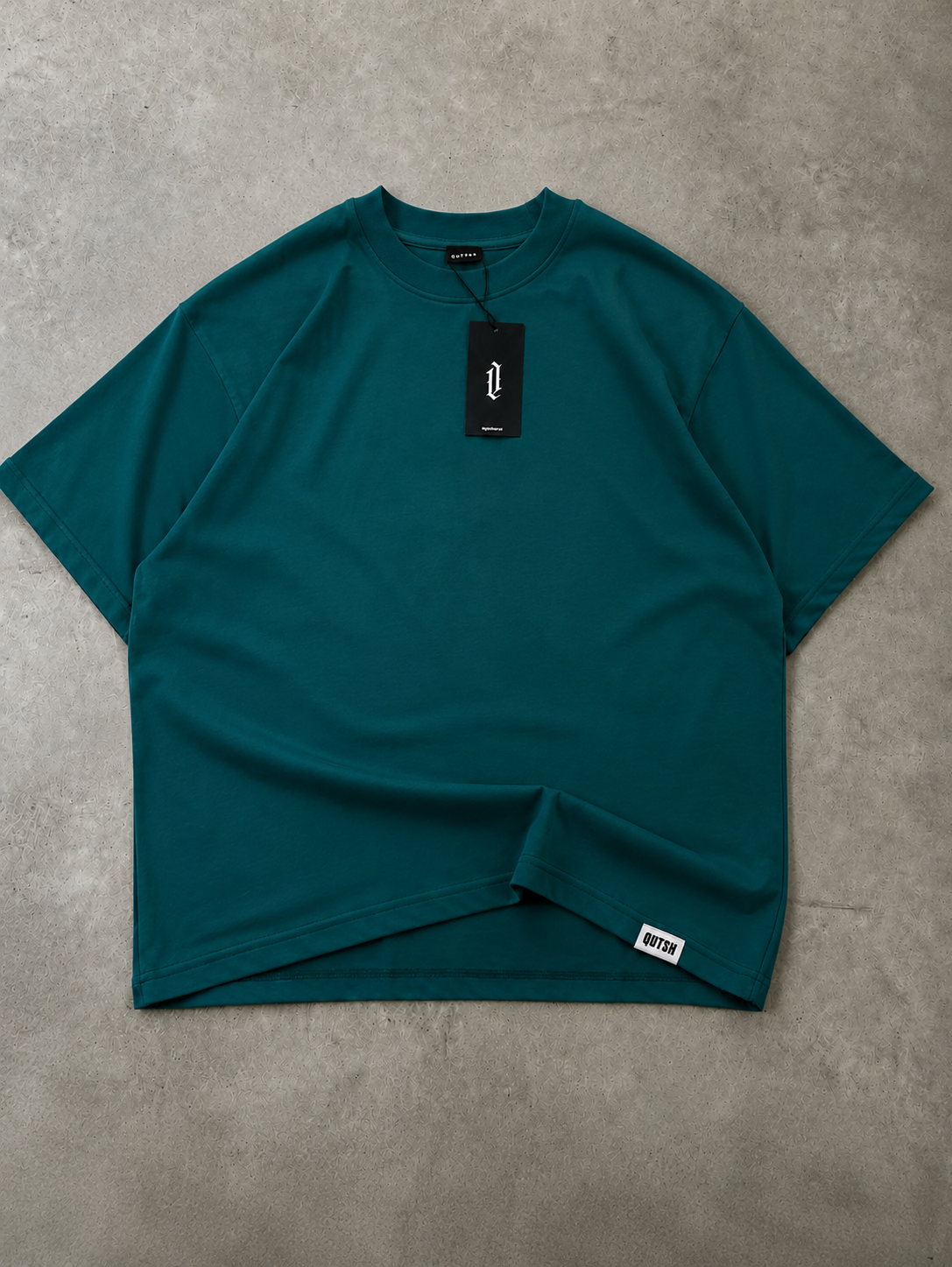 OVESIZE T-SHIRT DARCK GREEN