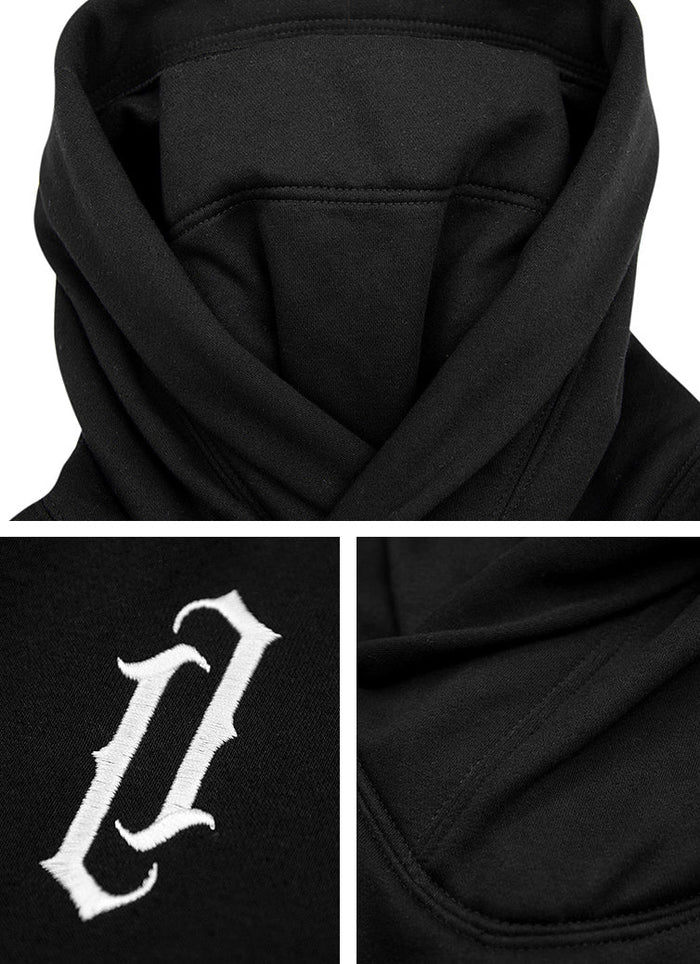 Oversize Fleece Hooded Ninja  Unisex