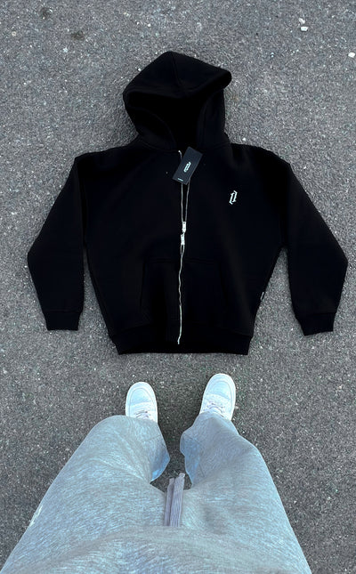 Sweat zippé V2 - BLACK
