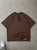 OVESIZE T-SHIRT BROWN