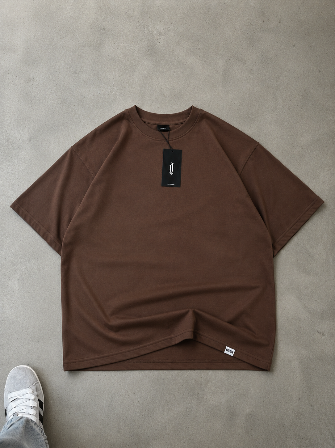 OVESIZE T-SHIRT BROWN