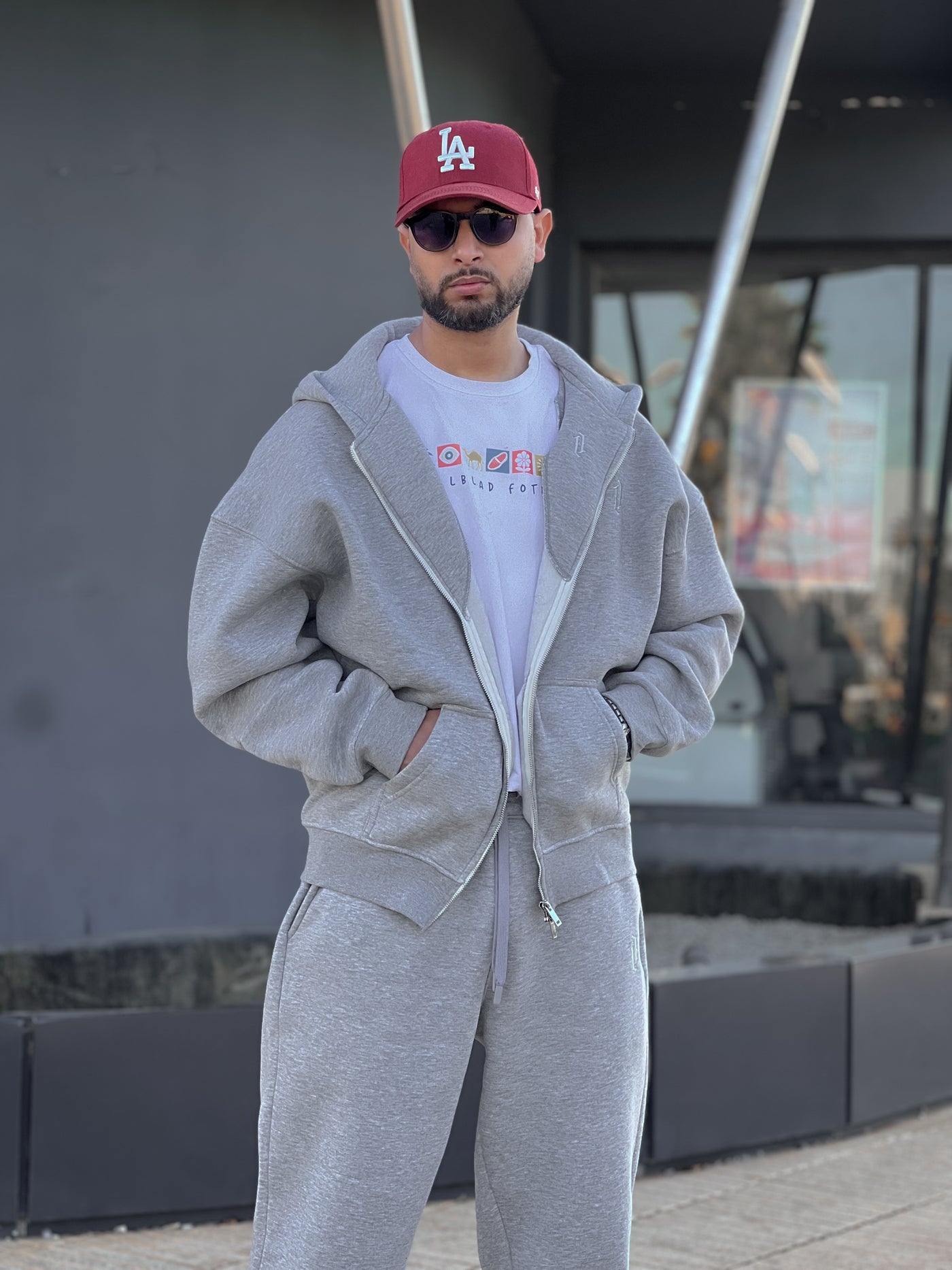 Sweat zippé V2 - GRAY